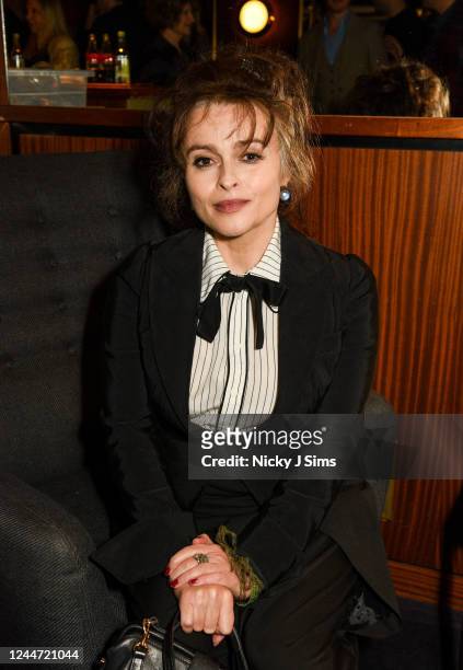 Helena Bonham Carter attends a screening of "Three Minutes: A Lengthening" during the UK Jewish Film Festival at Curzon Cinema Mayfair on November...