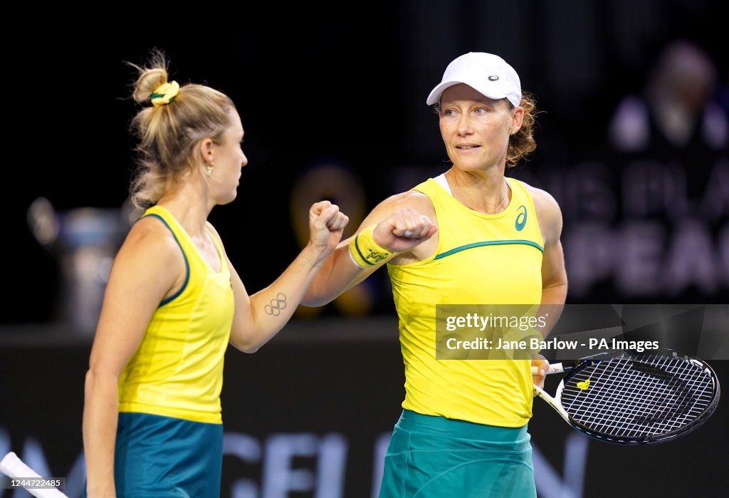 Great Britain v Australia - Billie Jean King Cup by Gainbridge Finals - Semi-Final - Emirates Arena