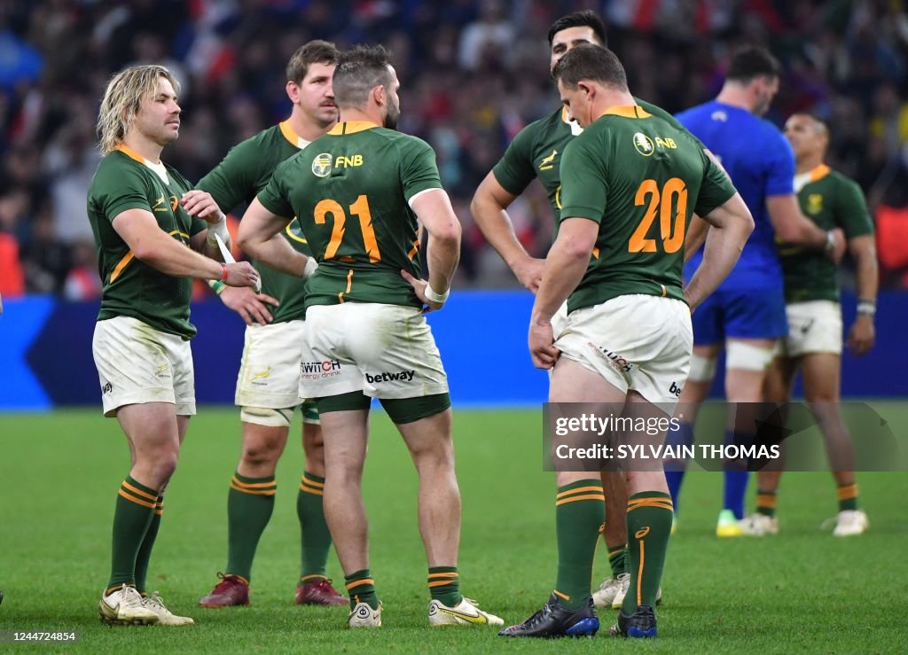 Old Rugby Player Rsa South Africa's players react after losing the Autumn Nations Series ...