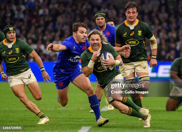 Francois de Klerk of South Africa during the 2022 Castle Lager Outgoing Tour match between France and South Africa at Orange Velodrome on November...