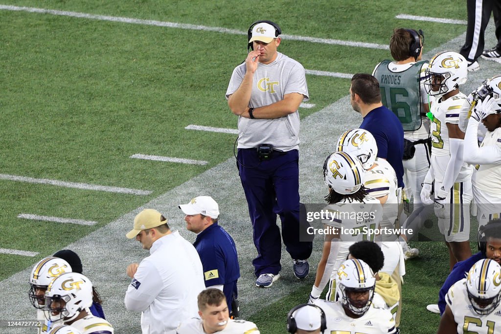 Key Georgia Tech Football Georgia Tech Yellow Jackets interim head coach Brent Key paces the ...
