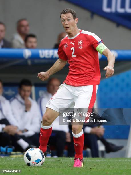 Stephan Lichtsteiner of Switzerland during the EURO match between Switzerland v France on June 19, 2016