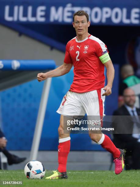 Stephan Lichtsteiner of Switzerland during the EURO match between Switzerland v France on June 19, 2016
