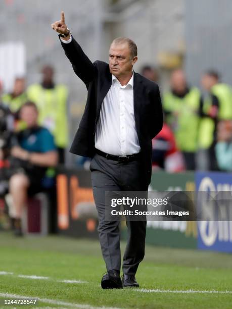 Coach Fatih Terim of Turkey during the EURO match between Czech Republic v Turkey on June 21, 2016