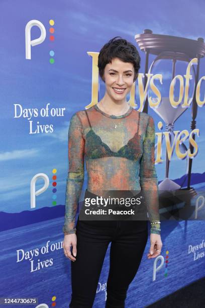 Day of Days -- Pictured: Linsey Godfrey at the Xbox Plaza at L.A. Live on November 12, 2022 --