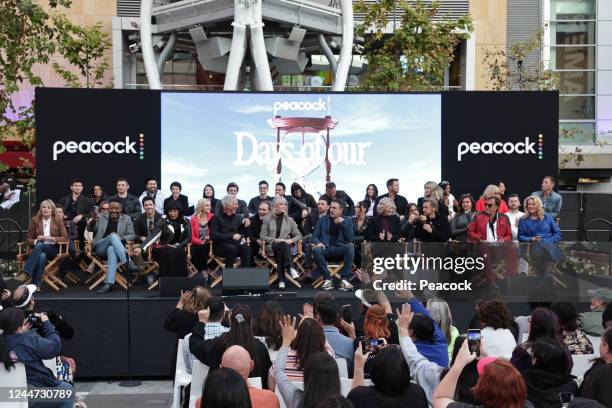Day of Days -- Pictured: Cast of Days of Our Lives at the Xbox Plaza at L.A. Live on November 12, 2022 --