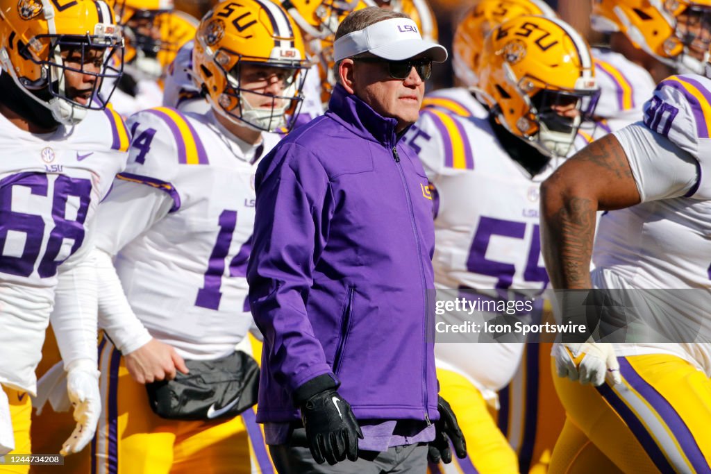 COLLEGE FOOTBALL: NOV 12 LSU at Arkansas