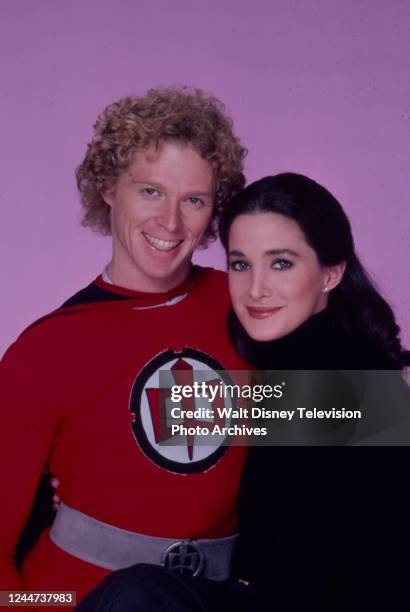 Los Angeles, CA William Katt, Connie Sellecca promotional photo for the ABC tv series 'The Greatest American Hero'.