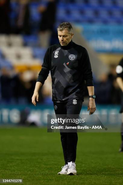 Dejected Steve Cotterill the head coach / manager of Shrewsbury Town reacts at full time during the Sky Bet League One between Bristol Rovers and...