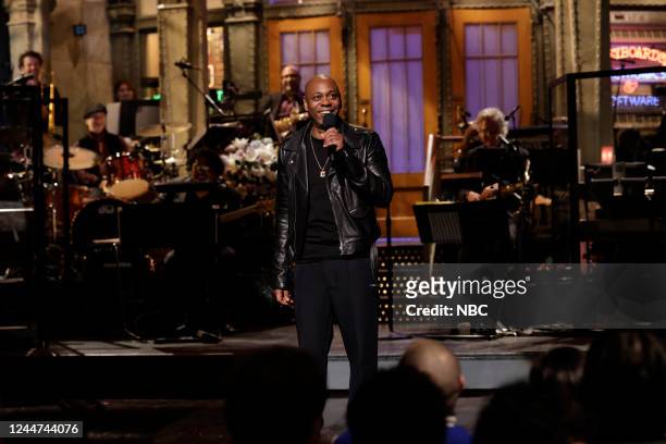 Dave Chappelle, Black Star Episode 1832 -- Pictured: Host Dave Chappelle during the monologue on Saturday, November 12, 2022 --