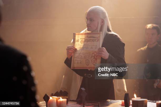 Dave Chappelle, Black Star Episode 1832 -- Pictured: Michael Longfellow as Daemon Targaryen during the House of the Dragon sketch on Saturday,...