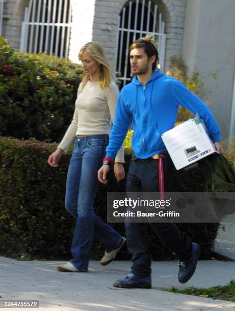 Cameron Diaz and Jared Leto are seen on February 09, 2002 in Los Angeles, California.