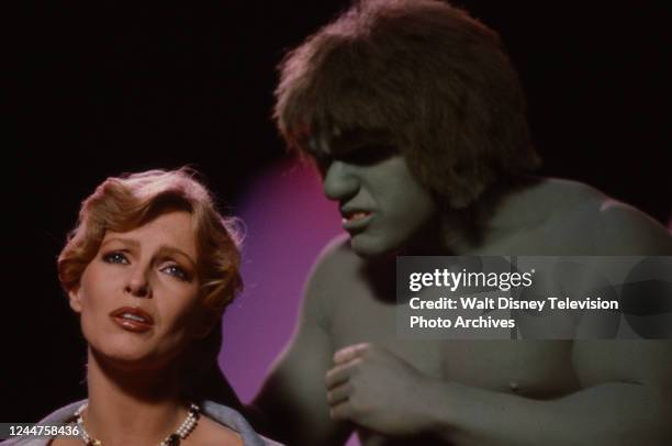 Los Angeles, CA Cheryl Ladd, Lou Ferrigno as the Incredible Hulk appearing on the ABC tv special 'Cheryl Ladd: Scenes from a Special'.