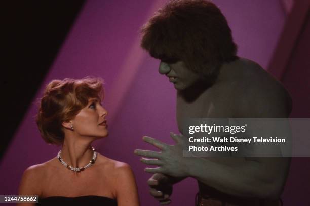 Los Angeles, CA Cheryl Ladd, Lou Ferrigno as the Incredible Hulk appearing on the ABC tv special 'Cheryl Ladd: Scenes from a Special'.