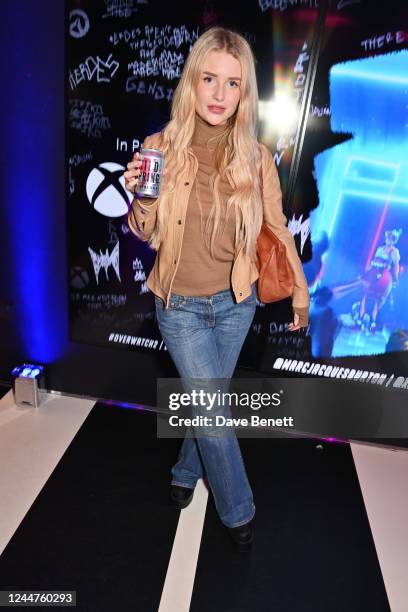 Lottie Moss attends the MJB X Overwatch 2 collaboration collection and campaign launch hosted by Marc Jacques Burton in partnership with Xbox at The...