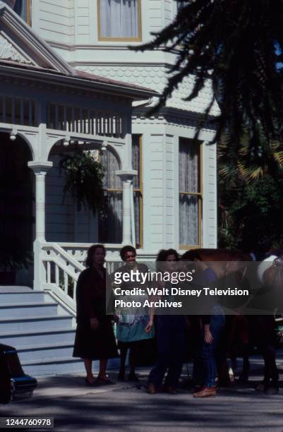 Los Angeles, CA Beatrice Straight, Dorothy Meyer, Doran Clark, Marilyn Jones appearing in the ABC tv series 'King's Crossing'.