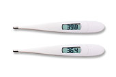 Two Digital Thermometers(Celcius degrees)