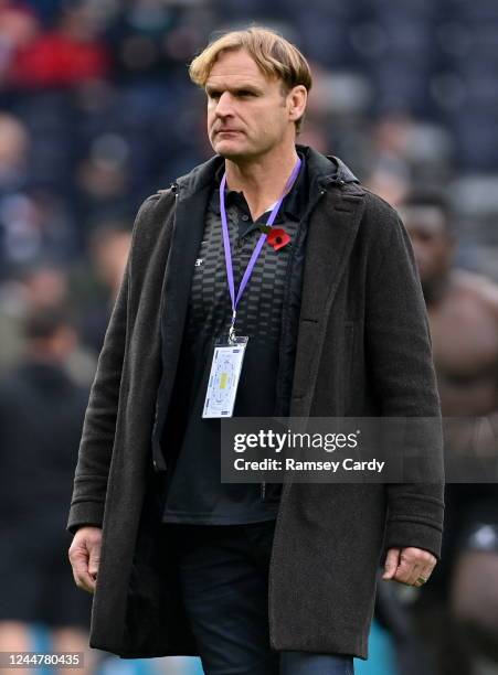 England , United Kingdom - 13 November 2022; Barbarians joint head coach Scott Robertson during the Killik Cup match between Barbarians and All...