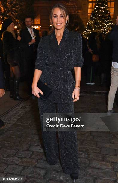 Rachel Stevens attends the Rosewood London Christmas Courtyard Party 2022 on November 14, 2022 in London, England.