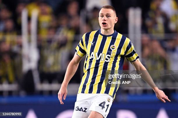 Attila Szalai of Fenerbahce SK during the Turkish Super Lig match between Fenerbahce AS and Demir Grup Sivasspor at Ulker stadium on November 7, 2022...