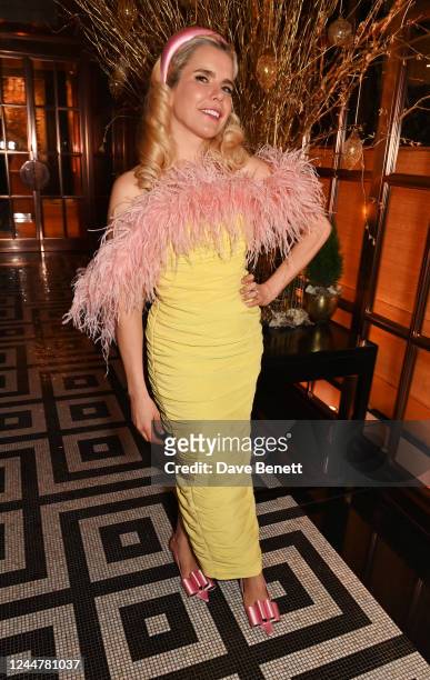 Paloma Faith attends the Rosewood London Christmas Courtyard Party 2022 on November 14, 2022 in London, England.