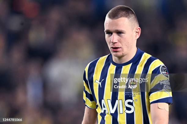 Attila Szalai of Fenerbahce SK during the Turkish Super Lig match between Fenerbahce AS and Demir Grup Sivasspor at Ulker stadium on November 7, 2022...