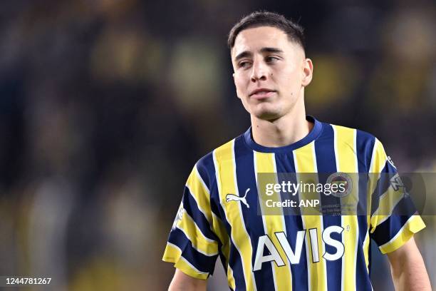 Emre Mor of Fenerbahce SK during the Turkish Super Lig match between Fenerbahce AS and Demir Grup Sivasspor at Ulker stadium on November 7, 2022 in...