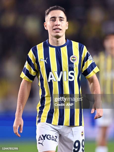 Emre Mor of Fenerbahce SK during the Turkish Super Lig match between Fenerbahce AS and Demir Grup Sivasspor at Ulker stadium on November 7, 2022 in...