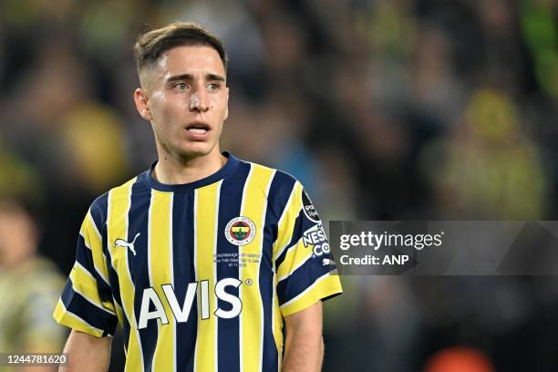 Emre Mor of Fenerbahce SK during the Turkish Super Lig match between Fenerbahce AS and Demir Grup Sivasspor at Ulker stadium on November 7, 2022 in...