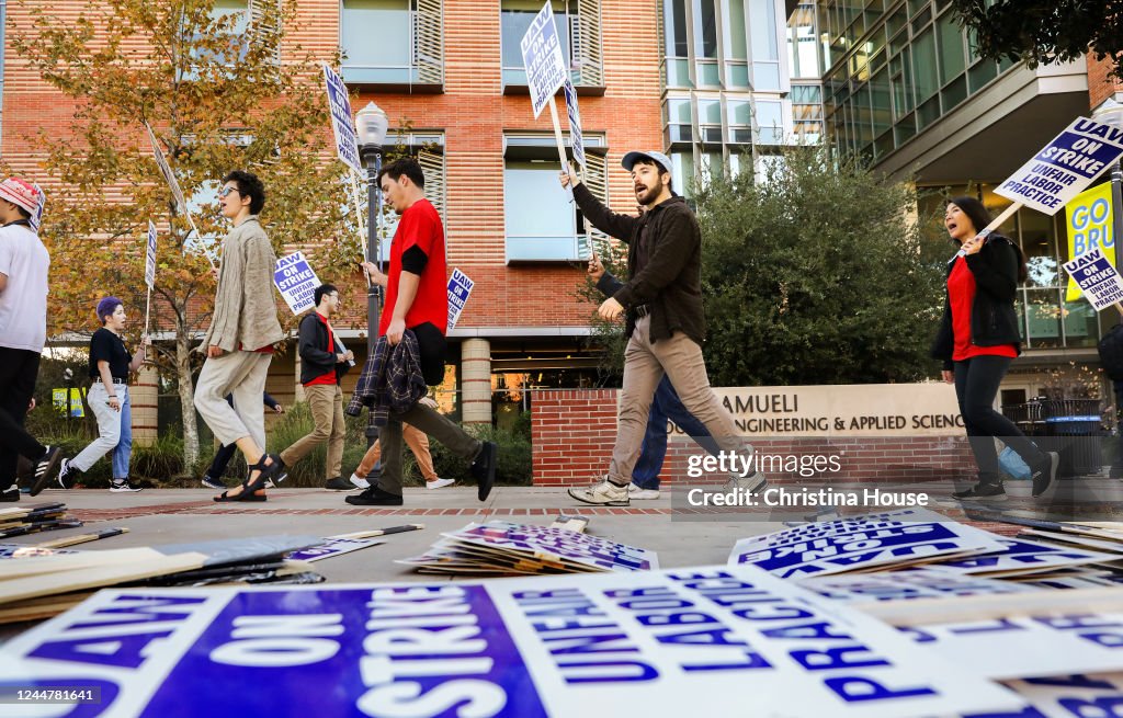 UCLA, academic workers strike.