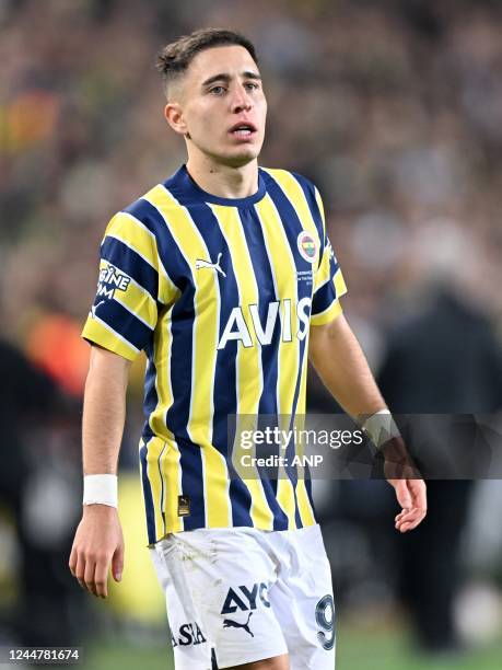 Emre Mor of Fenerbahce SK during the Turkish Super Lig match between Fenerbahce AS and Demir Grup Sivasspor at Ulker stadium on November 7, 2022 in...