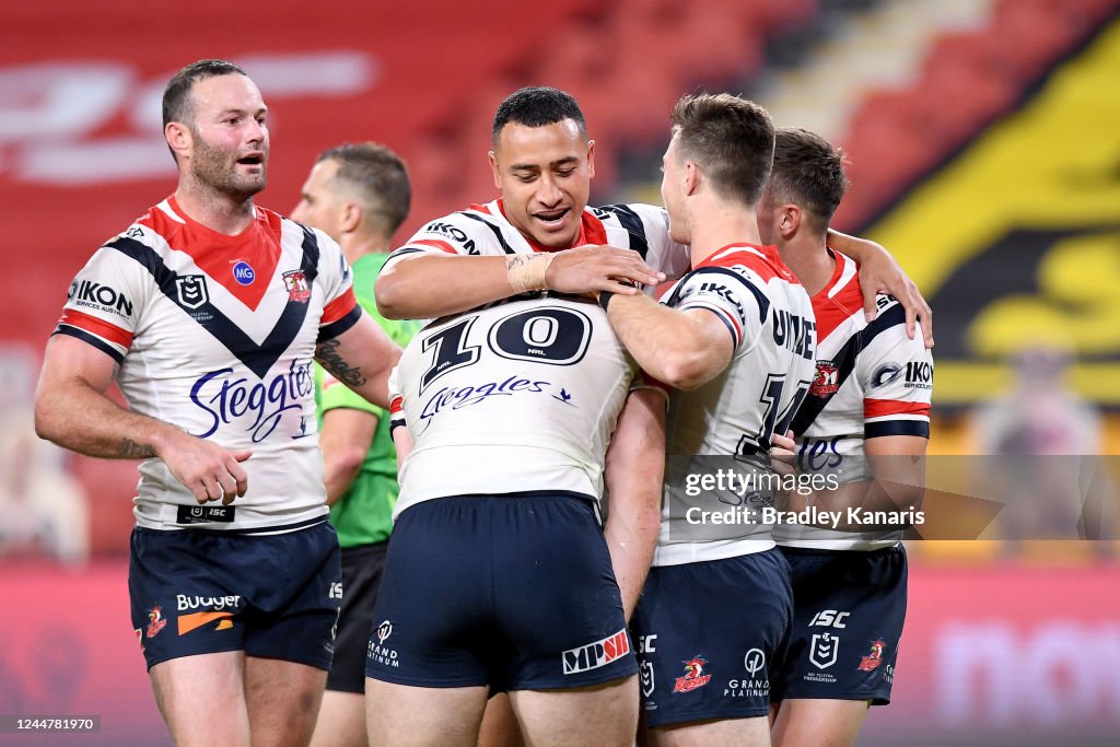 NRL Rd 4 - Broncos v Roosters