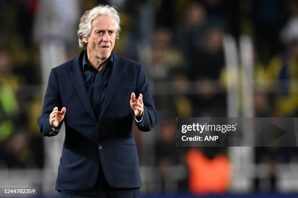 Fenerbahce SK trainer coach Jorge Jesus during the Turkish Super Lig match between Fenerbahce AS and Demir Grup Sivasspor at Ulker stadium on...