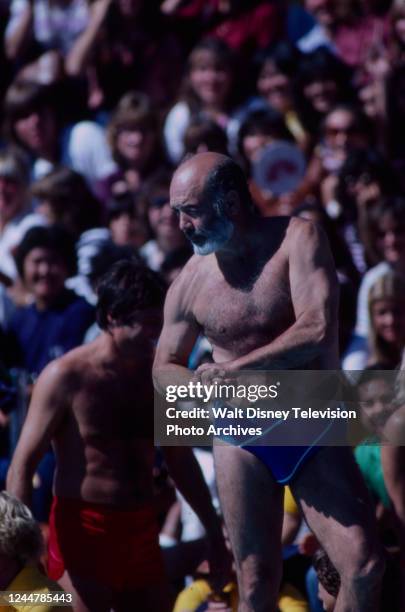 Los Angeles, CA Pernell Roberts appearing on the ABC tv special 'Battle of the Network Star XI'.