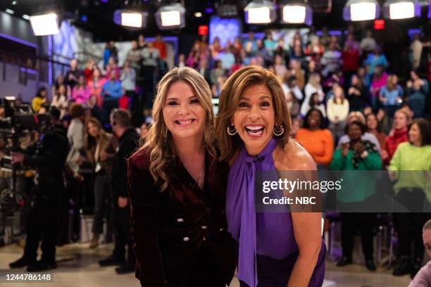 Jenna Bush Hager and Hoda Kotb on Monday, November 14, 2022 --