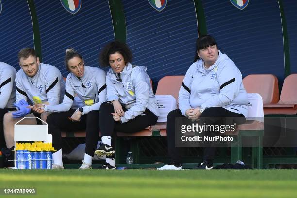 Mo Marley of England WU23 during the International Friendly Match between Italy WU23 and England WU23 at the stadio Tre Fontane on 14th of November,...
