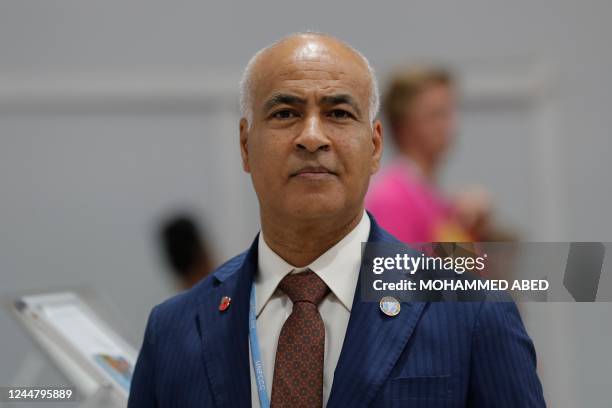 Zitouni Ould-Dada, deputy director of the Food and Agriculture Organization , poses for a picture at the Sharm el-Sheikh International Convention...