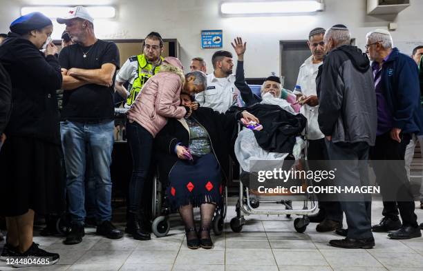 The parents of Tamir Avichai, one of three Israelis killed in an attack by a Palestinian assailant near the Ariel settelment in the occupied West...