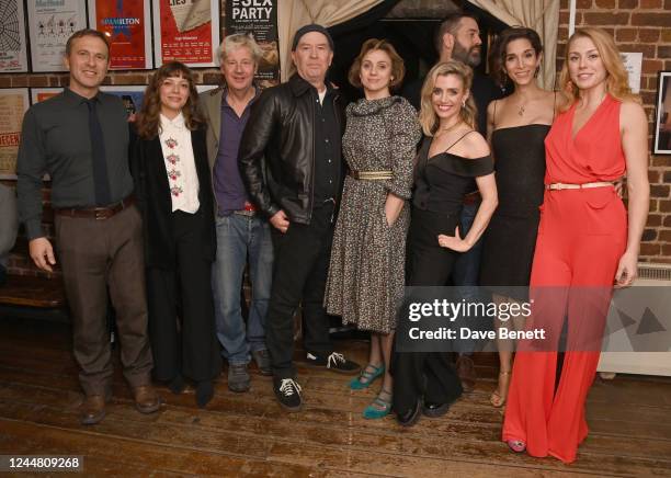 Cast members Jason Merrells, Molly Osborne, Will Barton, Timothy Hutton, Amanda Ryan, Lisa Dwan, John Hopkins, Pooya Mohseni and Kelly Price attend...