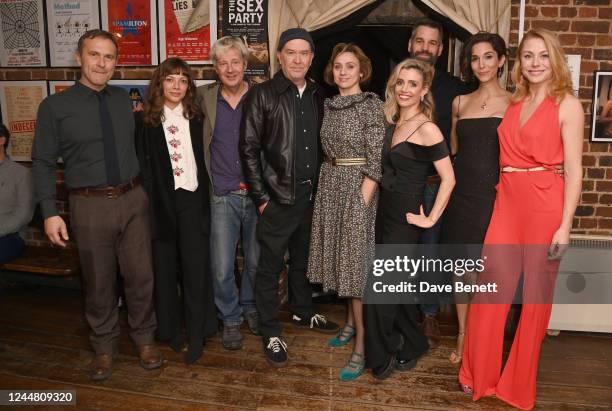 Cast members Jason Merrells, Molly Osborne, Will Barton, Timothy Hutton, Amanda Ryan, Lisa Dwan, John Hopkins, Pooya Mohseni and Kelly Price attend...