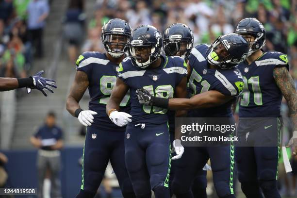 Seattle Seahawks wide receiver Kasen Williams during an NFL preseason game between the Seattle Seahawks and Minnesota Vikings, Aug. 18 in Seattle.