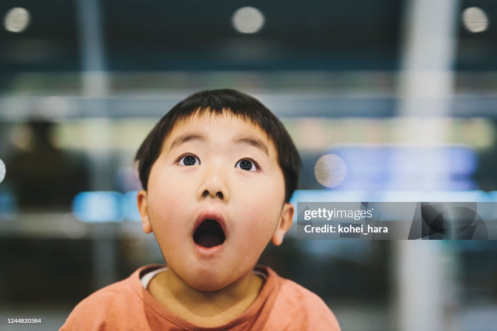 Portrait of asian boy