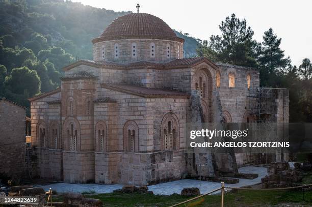 Athens Monastery 51 Daphni Monastery Stock Photos, High-Res Pictures, and Images - Getty ...