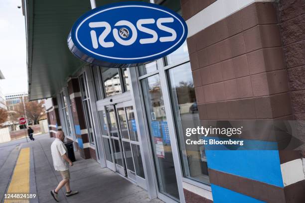 Shopper enters a Ross Stores location at the Mall at Prince George's in Hyattsville, Maryland, US, on Thursday, Nov. 10, 2022. Ross Stores Inc. Is...