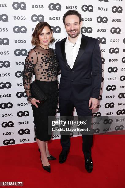 Samantha Thomas and Charlie Cox attend the GQ Men Of The Year Awards in association with BOSS at The Mandarin Oriental Hyde Park on November 16, 2022...