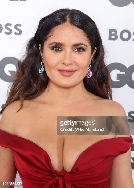 Salma Hayek attends the GQ Men Of The Year Awards 2022 on November 16, 2022 in London, England.