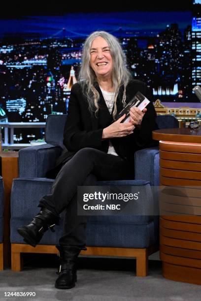 Episode 1747 -- Pictured: Singer-songwriter Patti Smith during an interview on Wednesday, November 16, 2022 --