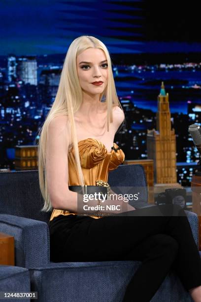 Episode 1747 -- Pictured: Actress Anya Taylor-Joy during an interview on Wednesday, November 16, 2022 --