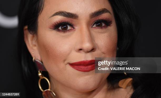 Mexican singer Carla Morrison arrives for the 2022 Latin Recording Academy Person of the Year gala at the Mandalay Bay's Michelob Ultra Arena in Las...