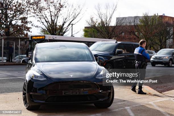 Elon Musk, Tesla Inc. CEO, arrives at the Delaware Court of Chancery in Wilmington, Delaware on November 16, 2022.